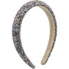 Multicolored Gemstone Rose Gold Headband, Mixed - Headbands - 1 - thumbnail