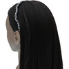 Multicolored Gemstone Vine Headband, Silver - Headbands - 2