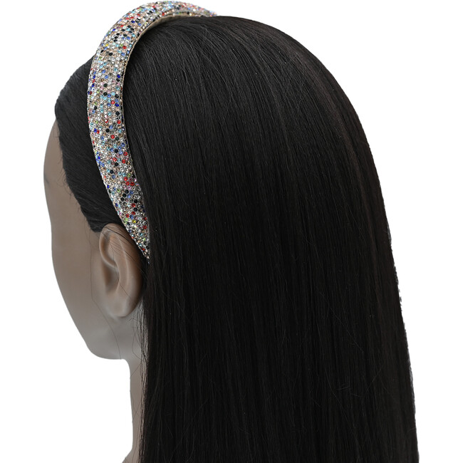 Multicolored Gemstone Rose Gold Headband, Mixed - Headbands - 2