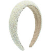 Multicolored Gemstone Headband, Ivory - Headbands - 1 - thumbnail