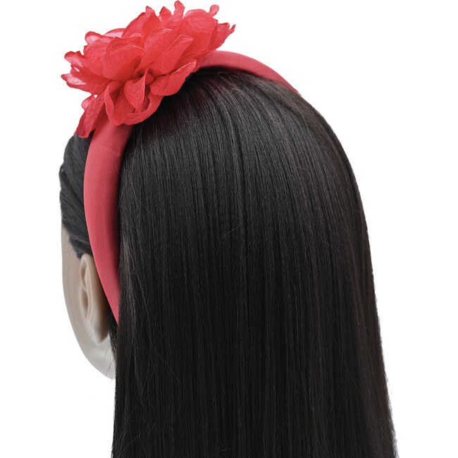 Multicolored Flower Headband, Red - Headbands - 2