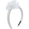 Multicolored Flower Headband, White - Headbands - 1 - thumbnail