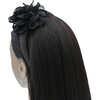 Multicolored Flower Headband, Black - Headbands - 2