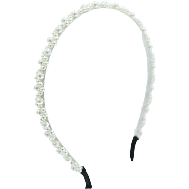 Dual Lined Mini Pearl Headband
