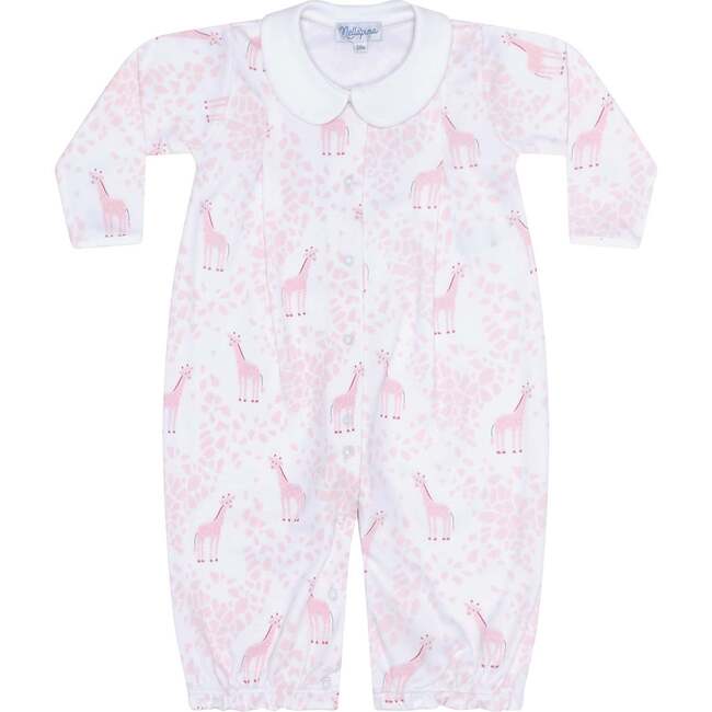 Pink Giraffe Print Converter Gown