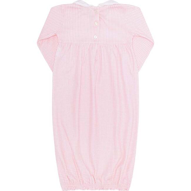 Pink Giraffe Print Smocked Gown - Nightgowns - 2