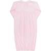 Pink Giraffe Print Smocked Gown - Nightgowns - 2