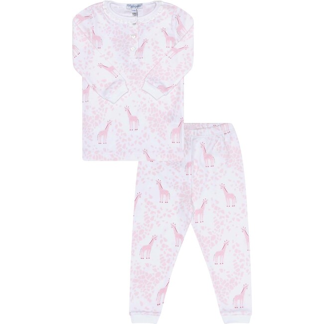 Pink Giraffe Print Pajama
