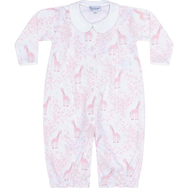 Pink Giraffe Print Converter Gown - Nightgowns - 2