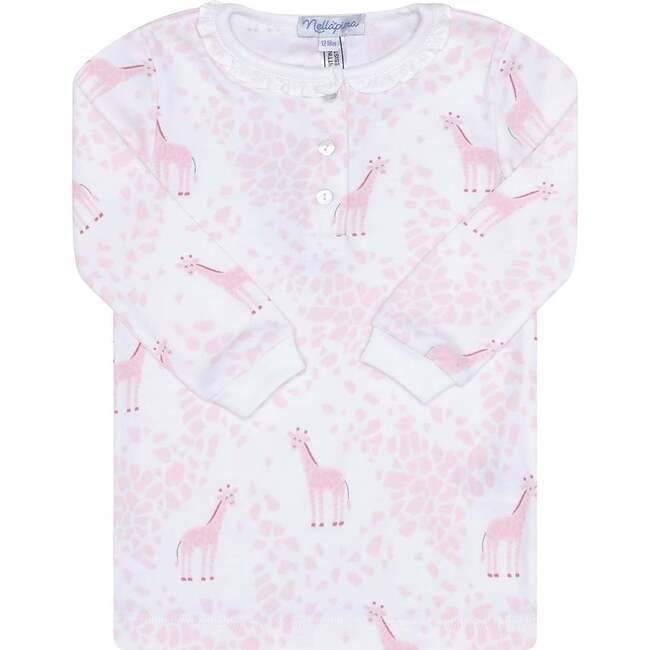 Pink Giraffe Print Pajama - Pajamas - 2
