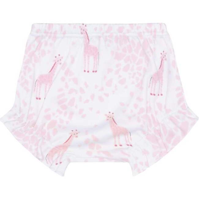 Pink Giraffe Print Diaper Cover Set - Mixed Apparel Set - 2
