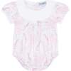 Pink Giraffe Print Bubble - Onesies - 1 - thumbnail