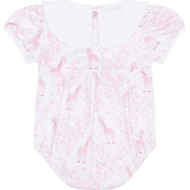 Pink Giraffe Print Bubble - Onesies - 2