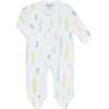 Spirals Print Zipper Footie - Footie Pajamas - 1 - thumbnail