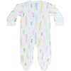 Spirals Print Zipper Footie - Footie Pajamas - 2