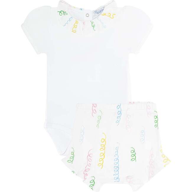 Spirals Print Onesie Set