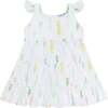 Spirals Print Ruffle Dress - Dresses - 1 - thumbnail