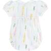 Spirals Print Smocked Bubble - Onesies - 2