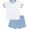 Lighthouse Print Boy Short Set - Mixed Apparel Set - 1 - thumbnail