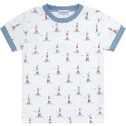 Lighthouse Print Boy Short Set - Mixed Apparel Set - 2