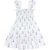 Lighthouse Print Gathered Dress - Dresses - 2