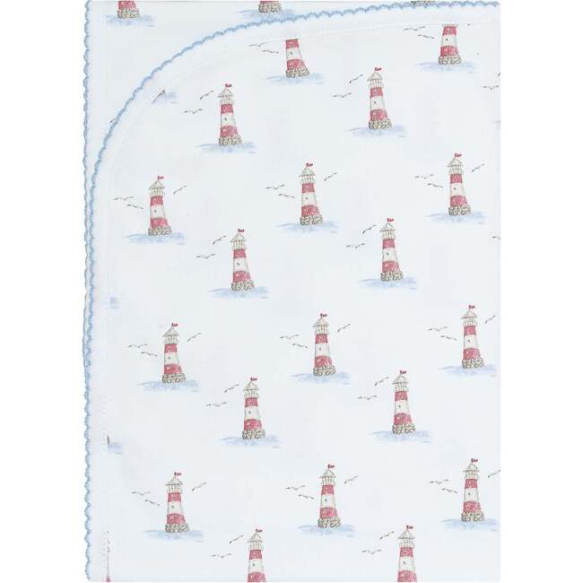 Lighthouse Print Blanket
