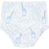 Blue Giraffe Print Diaper Cover Set - Mixed Apparel Set - 3