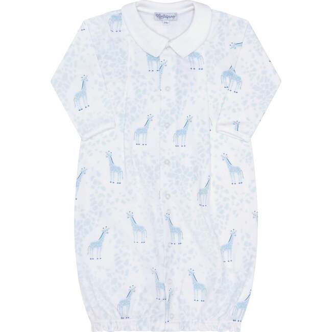 Blue Giraffe Print Converter Gown