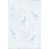 Blue Giraffe Print Blanket - Blankets - 1 - thumbnail