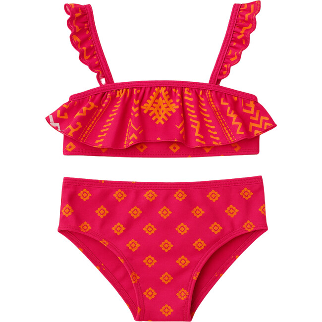 Little Caro Girls Two Piece Suit, Tribal Gone West - Two Pieces - 1