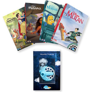 Disney Princess 4 Story Collection with Projector