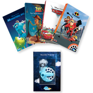 Disney Pixar 4 Story Collection with Projector