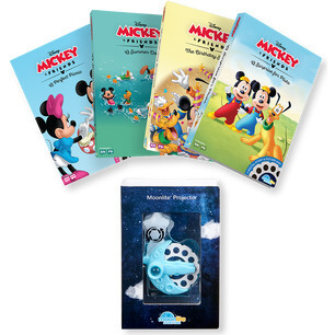 Disney Mickey & Friends 4 Story Collection with Projector