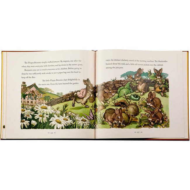 The Classic Tale of Peter Rabbit Leather Bound Classic Children's Book - Books - 4