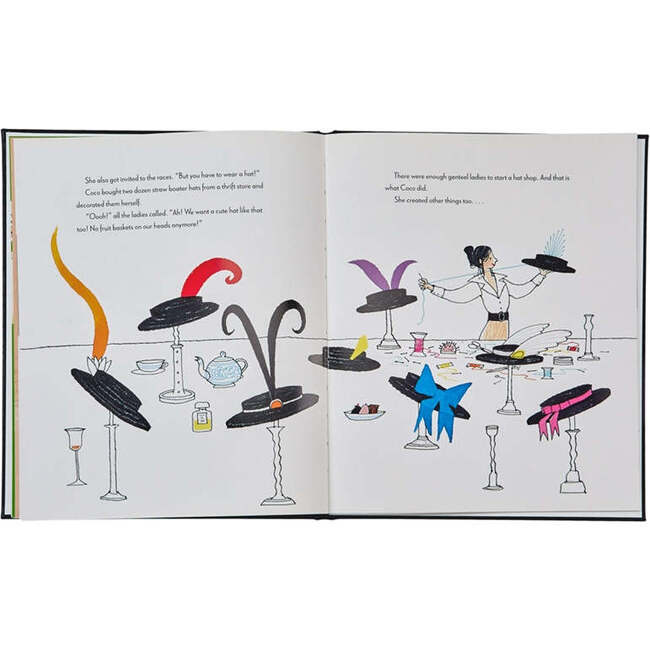 Coco and the Little Black Dress Leather Bound Children's Book - Books - 4