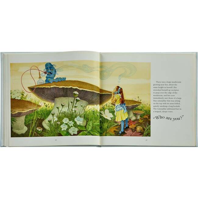 Alice's Adventures in Wonderland Leather Bound Classic Children's Book - Books - 4