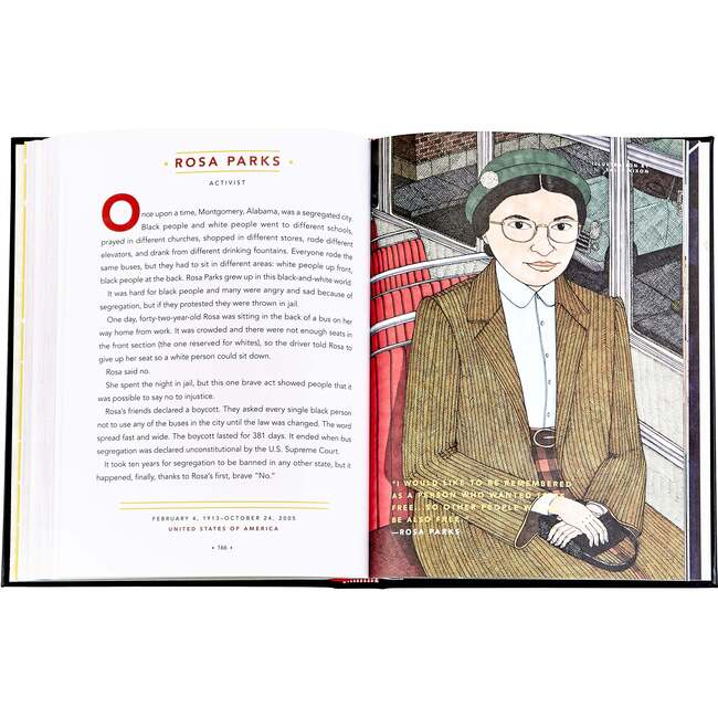Good Night Stories For Rebel Girls Leather Bound Children's Book - Books - 6