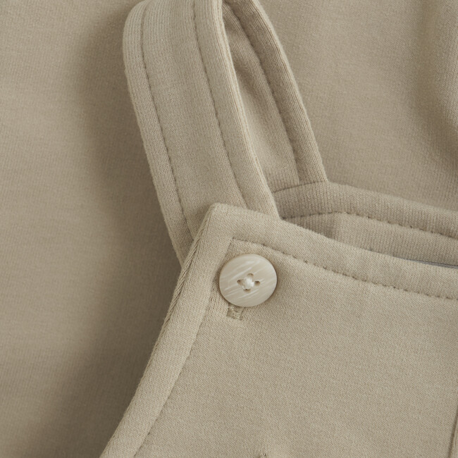 Babys Soft Organic Cotton Overalls, Irish Cream - Overalls - 2
