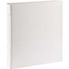 Medium Clear Pocket Pebble Grain Leather Photo Album, White - Frames - 1 - thumbnail