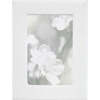 4" x 6" Pebble Grain Leather Frame, White - Frames - 1 - thumbnail