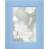 5" x 7" Pebble Grain Leather Frame, Light Blue - Frames - 1 - thumbnail