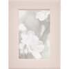 4" x 6" Pebble Grain Leather Frame, Light Pink - Frames - 1 - thumbnail