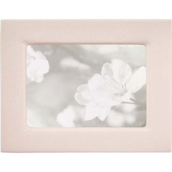 5" x 7" Pebble Grain Leather Frame, Light Pink - Frames - 2