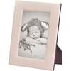 5" x 7" Pebble Grain Leather Frame, Light Pink - Frames - 3