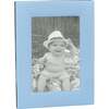 5" x 7" Pebble Grain Leather Frame, Light Blue - Frames - 4