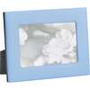 4" x 6" Pebble Grain Leather Frame, Light Blue - Frames - 4