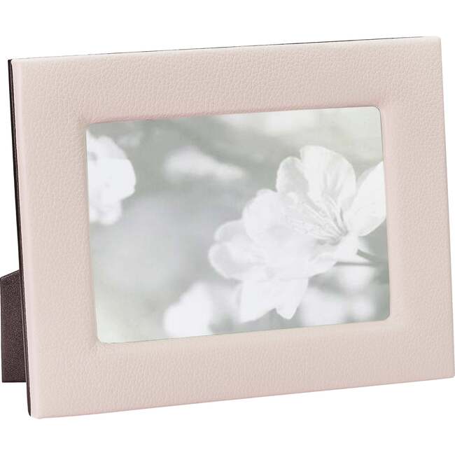 5" x 7" Pebble Grain Leather Frame, Light Pink - Frames - 5