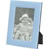5" x 7" Pebble Grain Leather Frame, Light Blue - Frames - 5
