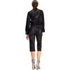 The London Leather Button Up Shirt, Black - Button Downs - 2