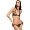 String Bikini Bottom, Black/Gold - One Pieces - 1 - thumbnail
